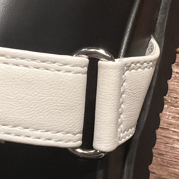 Wild Fable Hayley Wide Strap Slip On Slides Sandals White Women's Size 8 Y2K - Picture 12 of 16